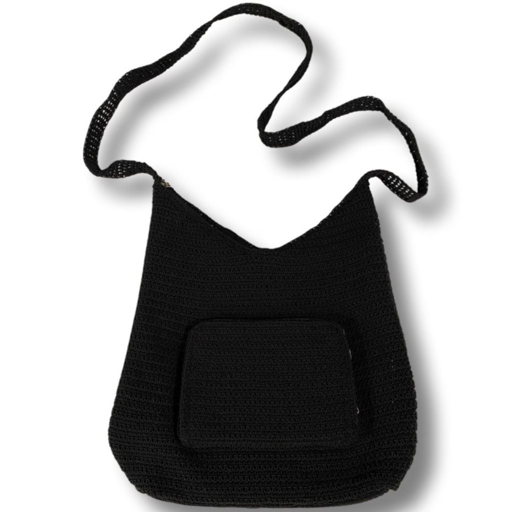Cherokee Women's Black Woven Shoulder Bag